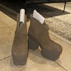 UGG Brown Heeled Boots